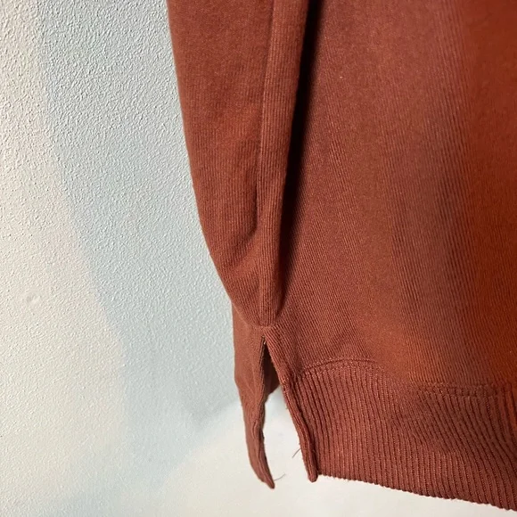 Plus Size Rust Crew Neck Long Sleeve Sweater NWT - Picture 5 of 8